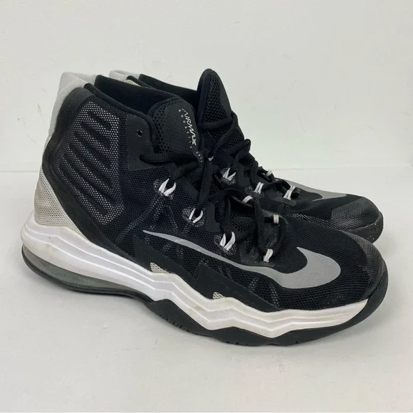 Nike Air Max Audacity 2016 black high top basketball shoes 843884-001